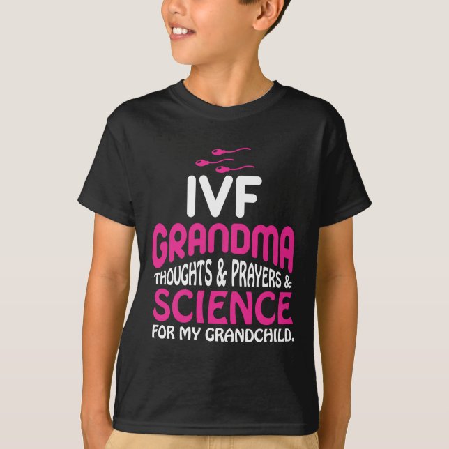 Camiseta FIV La ciencia del embrión transfiere la infertili (Anverso)