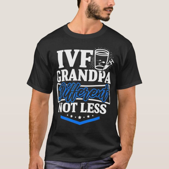 Camiseta FIV Regalo Guerrero Abuelo Menos Días De Transfere (Anverso)