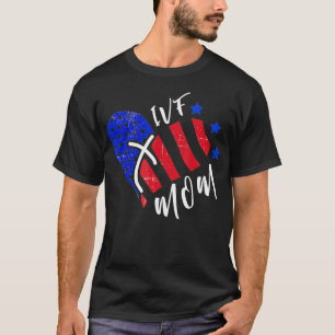 Camiseta FIV Regalo Guerrero de la bandera del corazón Día