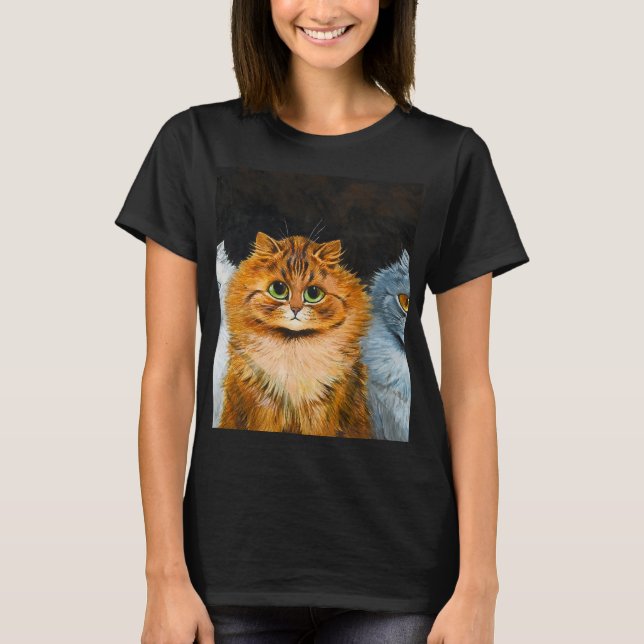 Camiseta Five Cats by Louis Wain (Anverso)