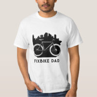 Fixbike Dad. Bicicleta negra para los padres. Auto