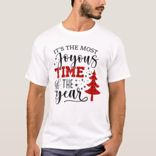 Camiseta Fixed Gaze Christmas Most Joyous Time Of The Year