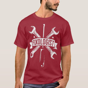 Camiseta Fixólogo Craftsmen Funny Wrench Mr Fix It