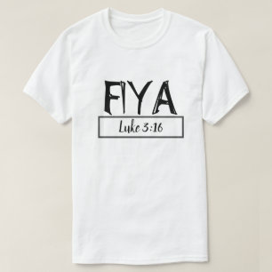 Camiseta Fiya tee blanco y negro