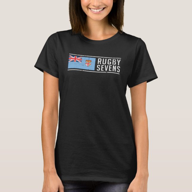 Camiseta Fiyi Rugby Siete hinchas orgullosos del equipo fiy (Anverso)