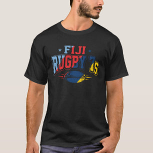 Camiseta Fiyi Rugby Siete hinchas orgullosos del equipo fiy