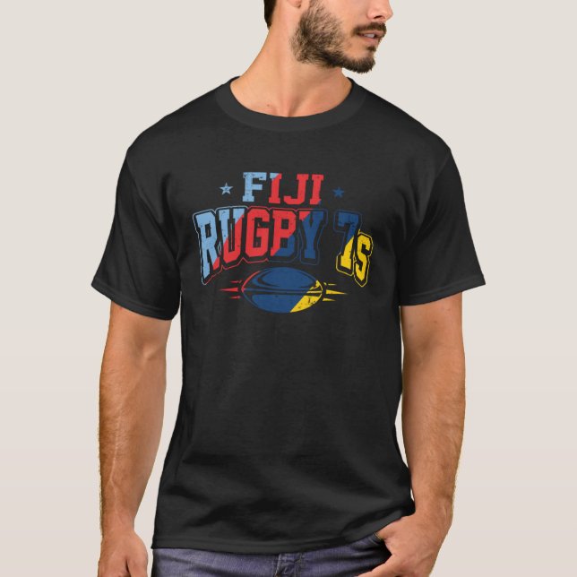 Camiseta Fiyi Rugby Siete hinchas orgullosos del equipo fiy (Anverso)