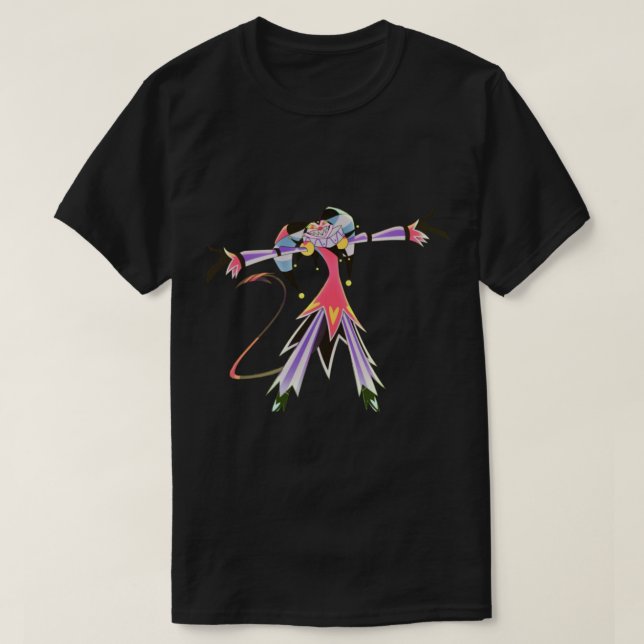 Camiseta Fizzaroli Helluva Boss Pegatina (Diseño del anverso)
