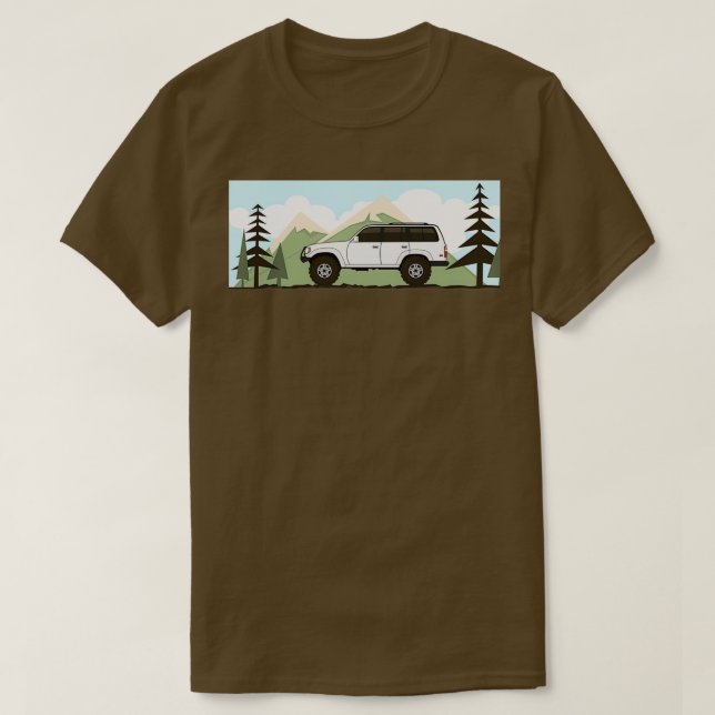 Camiseta fj80 Land Cruiser retro  (Diseño del anverso)