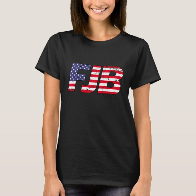 Camiseta FJB joe Biden divertido anti Biden T-Shirt (Anverso)