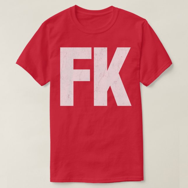 CAMISETA FK (Diseño del anverso)