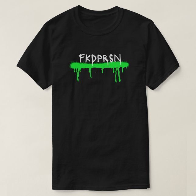 Camiseta "FKDPRSN" Graffiti Tee - Unisex (Diseño del anverso)