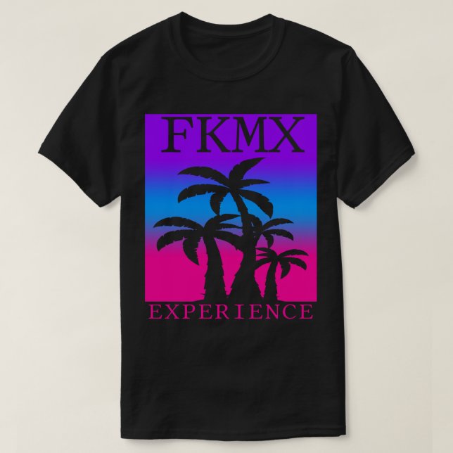 CAMISETA FKMX PALM TREES EXPERIENCE T-SHIRT (Diseño del anverso)