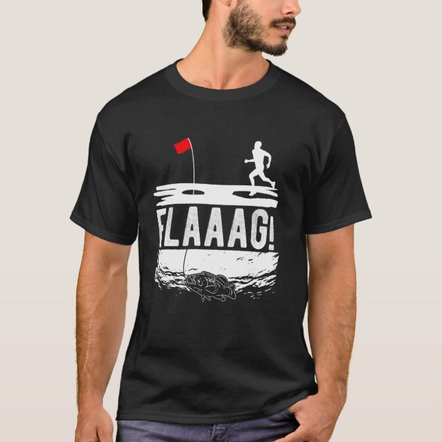 Camiseta ¡Flaaag! Pesca en hielo (Anverso)