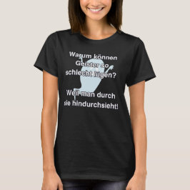 Camiseta Flachwitz Geister durchsichtig Comic Design