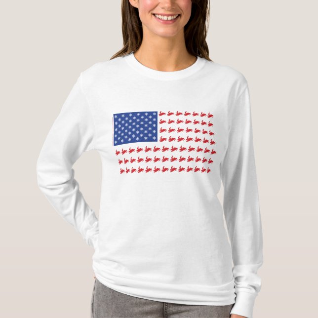Camiseta FLAG-O-SLEDS-Sno-Crosseps (Anverso)