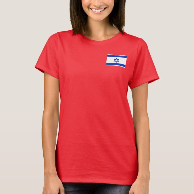Camiseta Flag of Israel (Anverso)