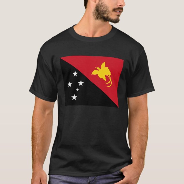 Camiseta Flag of Papua New Guinea (Anverso)