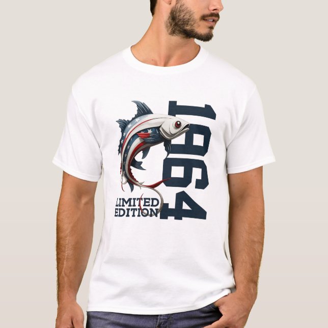 CAMISETA FLAG VINTAGE 1964 FISHING (Anverso)