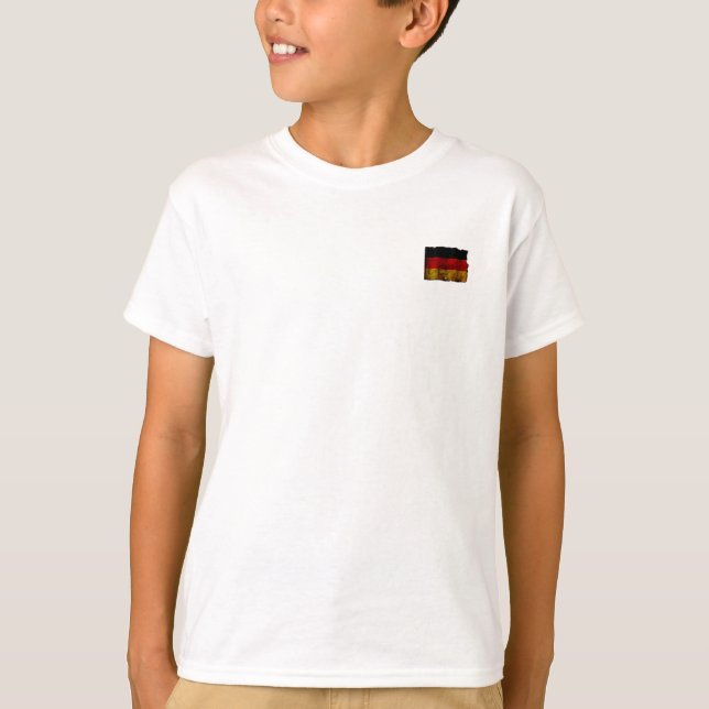 Camiseta Flagge Deutsch - Vintage... (Anverso)