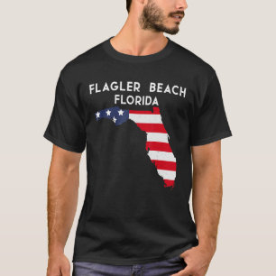 Camiseta Flagler Beach Florida Estados Unidos America Trave