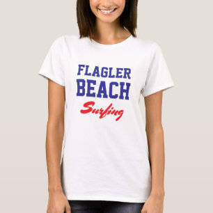 Camiseta Flagler Beach Florida Surfing