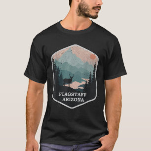 Camiseta Flagstaff Arizona AZ Vintage Mountains Senderismo 