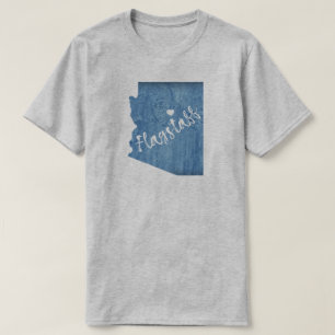 Camiseta Flagstaff Arizona Grano de Madera