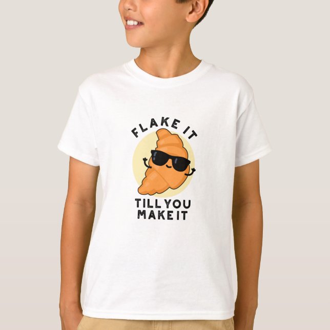 Camiseta Flake Hasta Que Lo Haces Fundido Pun De Pastelería (Anverso)