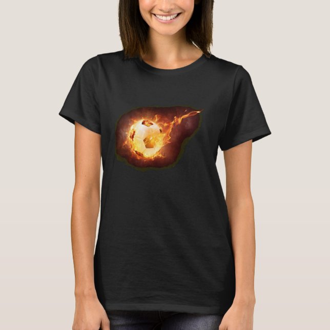 Camiseta Flamante bola de Fútbol (Anverso)