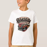 Flamas de velocidad Rockabilly Hotrod - pos