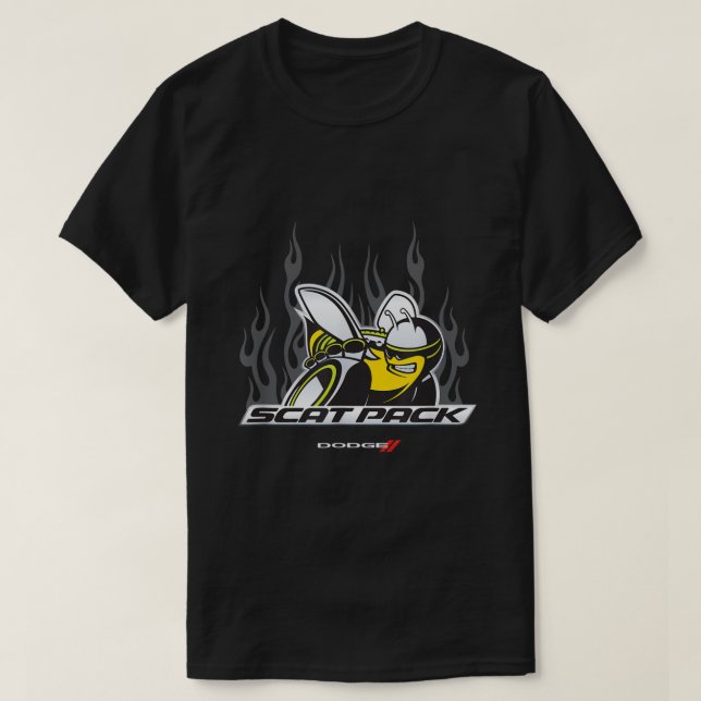 Camiseta Flamas del paquete Dodge Scat  (Diseño del anverso)