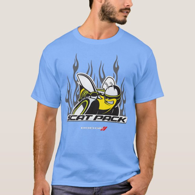 Camiseta Flamas del paquete Dodge Scat (Anverso)