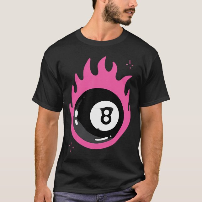 Camiseta Flame 8 Ball (Anverso)