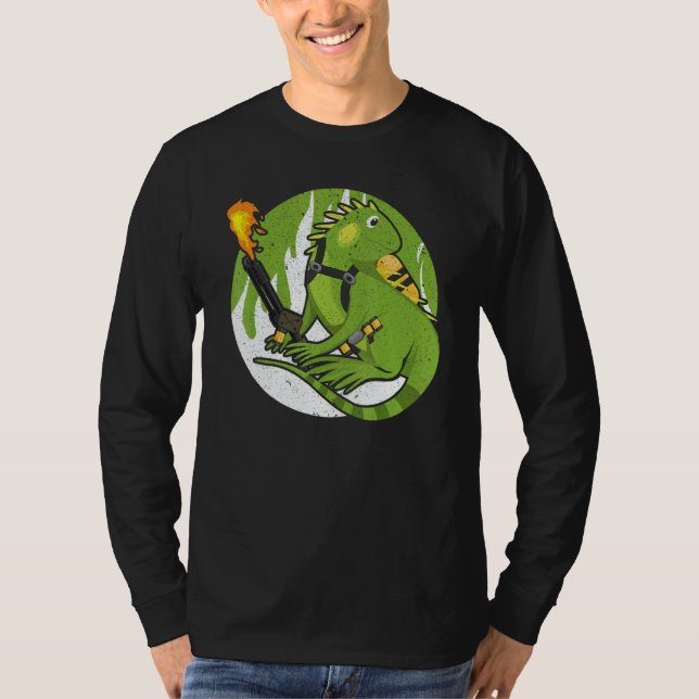 Camiseta Flame Thrower  Flamethrower Hot Burn Dragon (Anverso)