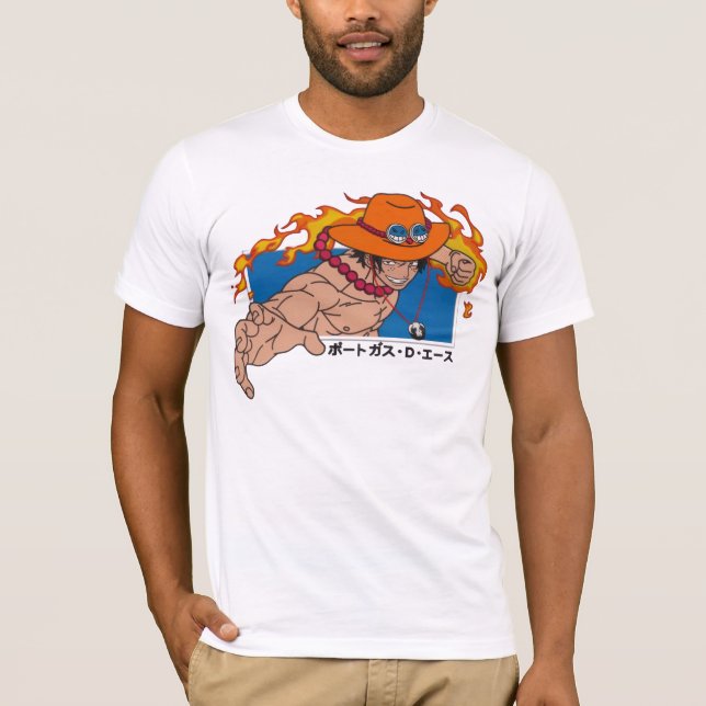 Camiseta 🔥Flame Voyager Tee🔥 – Fire Fist Style (Anverso)