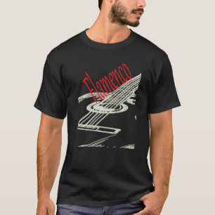 Camiseta Flamenco Acoustic Guitar Player