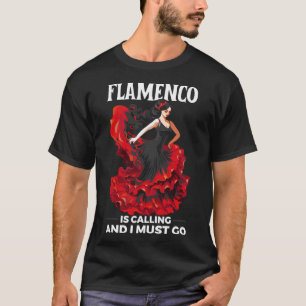 Camiseta Flamenco bailarín español Flamenco Dan