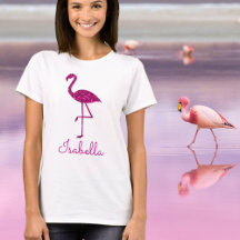 Flamenco brillante Rosa destellos Personaliza Pers
