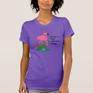 Camiseta Flamenco/camiseta divertidos de los muchachos de