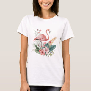 Camiseta Flamenco Con Flores