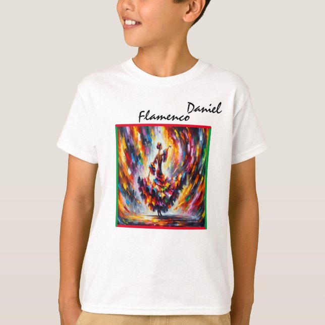 Camiseta Flamenco Dancer Boy (Anverso)