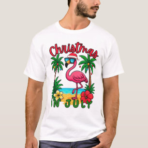 Camiseta Flamenco de Navidad en Julio