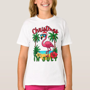 Camiseta Flamenco de Navidad en Julio