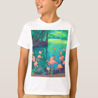 Camiseta flamenco del Caribe