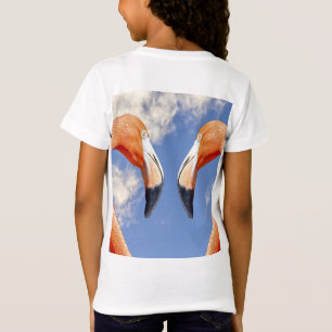 Camiseta flamenco del Caribe amor corazón