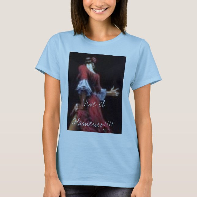 Camiseta ¡Flamenco del EL de Vive!!!! (Anverso)