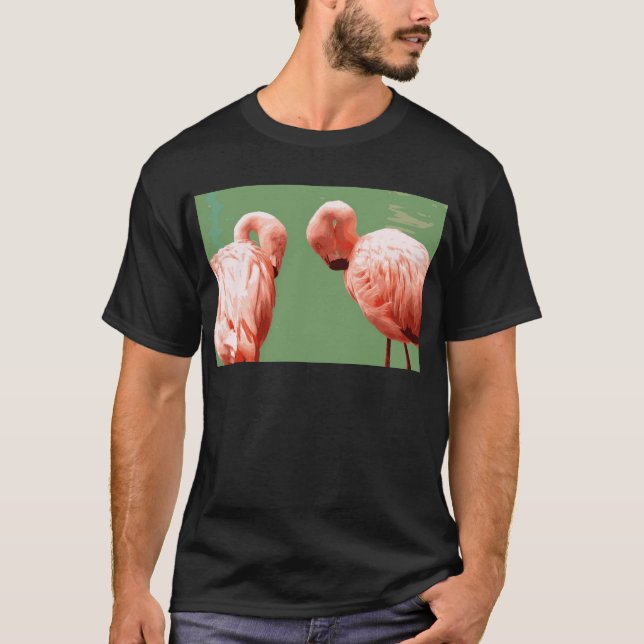 Camiseta Flamenco del escarlata (Anverso)