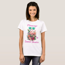 Camiseta Flamenco en Paraíso de Verano
