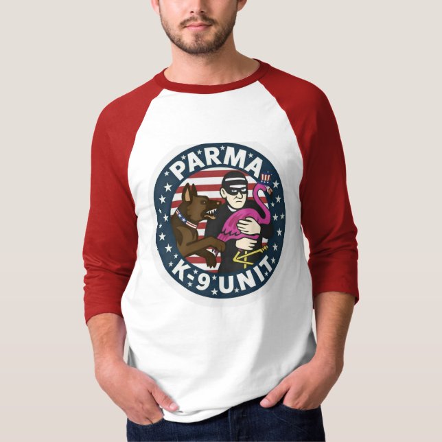 Camiseta flamenco K9 Parma EE. UU. (Anverso)